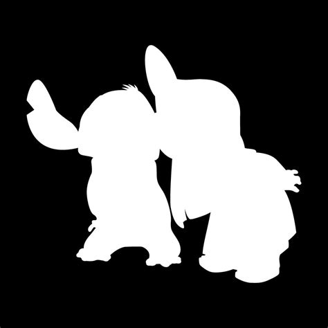 Lilo And Stitch Silhouette Disney Masterpiece Pinterest