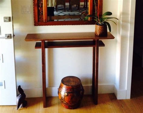 Very Narrow Console Table For Small Spaces Hall Table Entry Etsy Uk