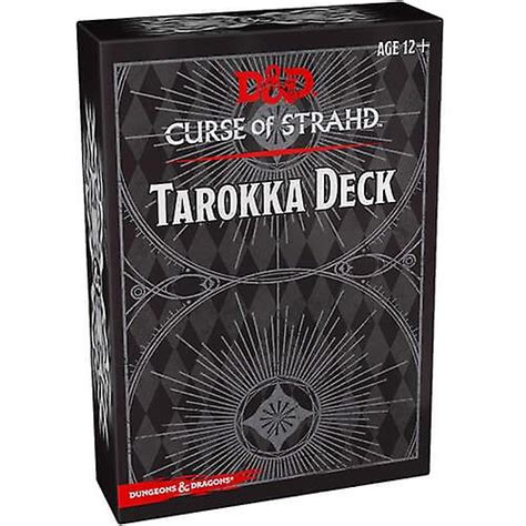 Dandd Curse Of Strahd Tarokka Deck 54 Cartes Fruugo Fr