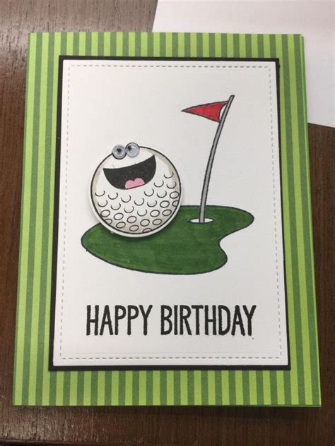 Golf Birthday Card Golf Birthday Cards Masculine Birthday Cards