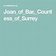 Joan_of_Bar,_Countess_of_Surrey | Surrey, Joan, Countess