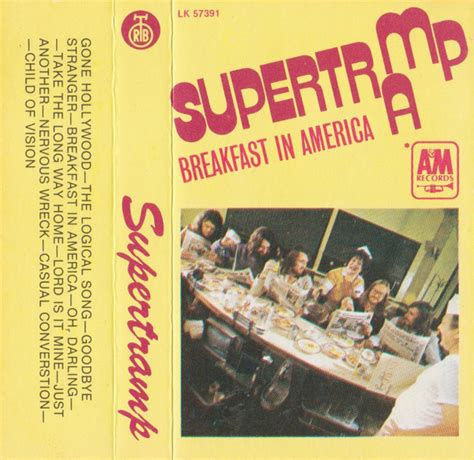 Supertramp Breakfast In America 1979 Cassette Discogs