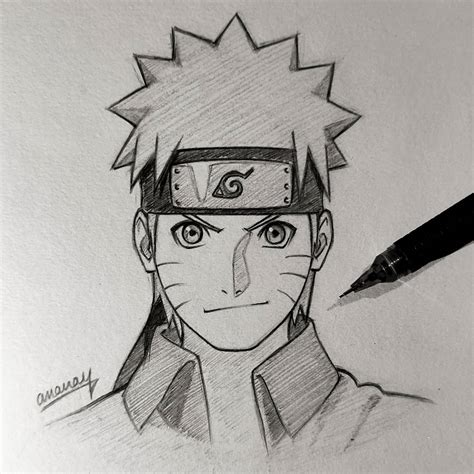 Made Narutos Sketch🌀🍃 Rnaruto