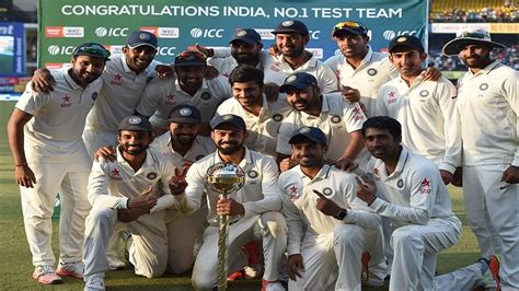 Virat Kohli Presented With Icc Test Championship Mace