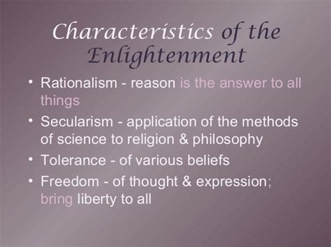 Intro To The Enlightenment