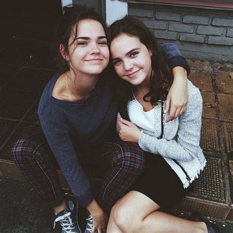 maia mitchell and bailee madison both look so chic in this photo the fosters bailee madison