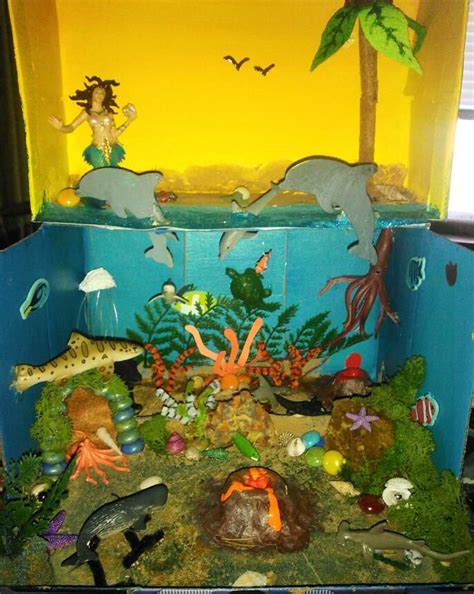 Ocean Habitat Ocean Floor Ocean In A Shoebox Ocean Life