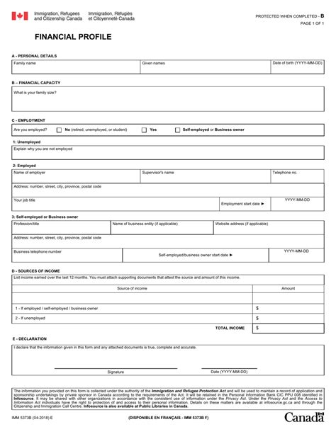 Form Imm5373b Fill Out Sign Online And Download Fillable Pdf Canada