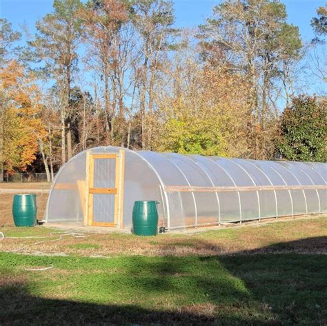 Diy Greenhouse Kit 10 Ft Wide Hoop House Build A Greenhouse Tunnel