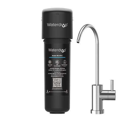Waterdrop 10ub Under Sink Water Filter System With Dedicated Brushed