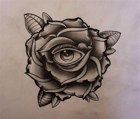 Rose With Eye Tattoos Pinterest Eyes Tattoos And Body Art And Roses