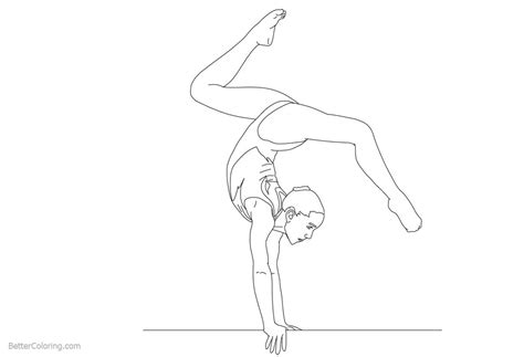 Maybe you would like to learn more about one of these? Balance Beam Gymnastics Coloring Pages - Free Printable ...