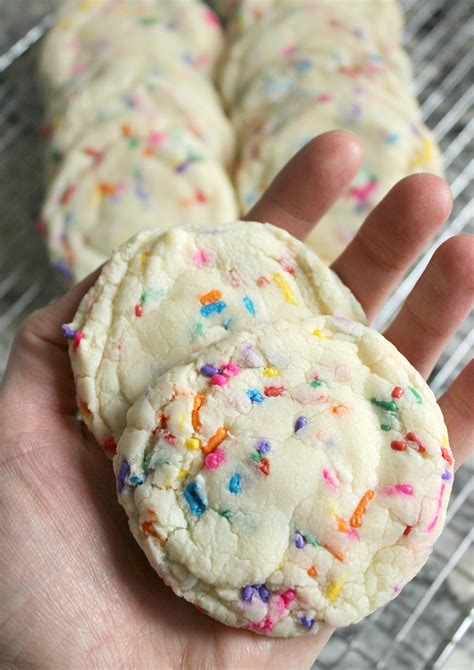 Funfetti Cake Mix Cookies I Dig Pinterest