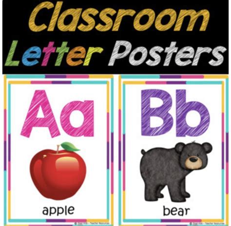 Back To School Classroom Decor Posters Bundle For Preschool Pre K