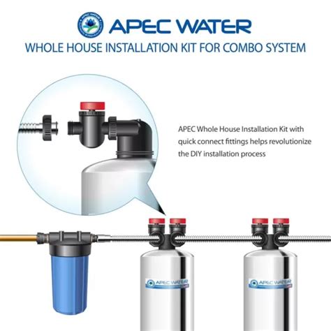 Apec Water Systems Apec Whole House System Dual Tank Installation Kit