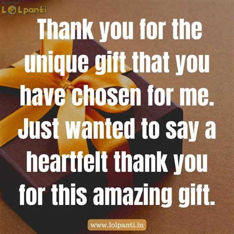 Thank You Messages For Gift Thankyou Notes Lolpanti