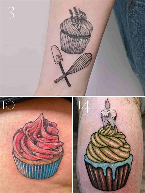 47 Cute Cupcake Tattoo Designs Tattoo Glee