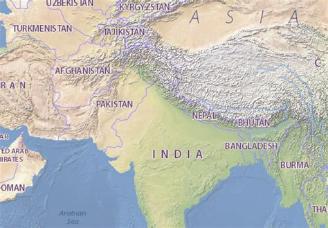 Mappa India Cartina India Viamichelin
