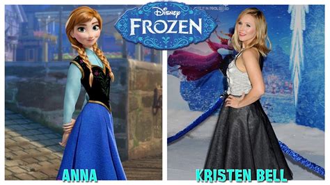 Disney Frozen Characters Behind The Voices Frozen Characters In Real