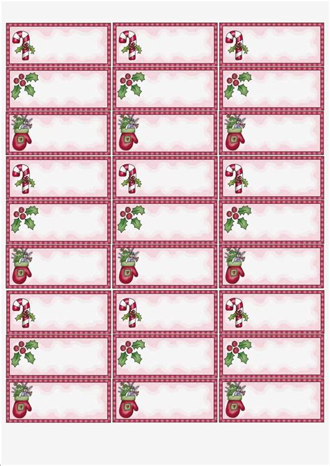 They come in 10 different colors. Christmas Return Address Labels Template