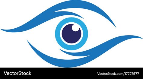 Eye Care Logo Design Royalty Free Vector Image