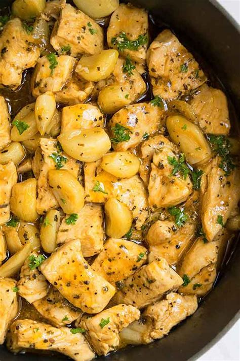 40 Cloves Garlic Chicken Recipe Best Crafts And Recipes