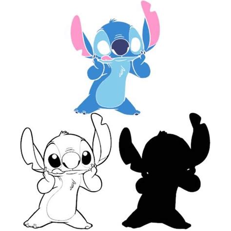 Lilo And Stitch Svg File Design Dxf Pdf Vector Format Cricut Etsy