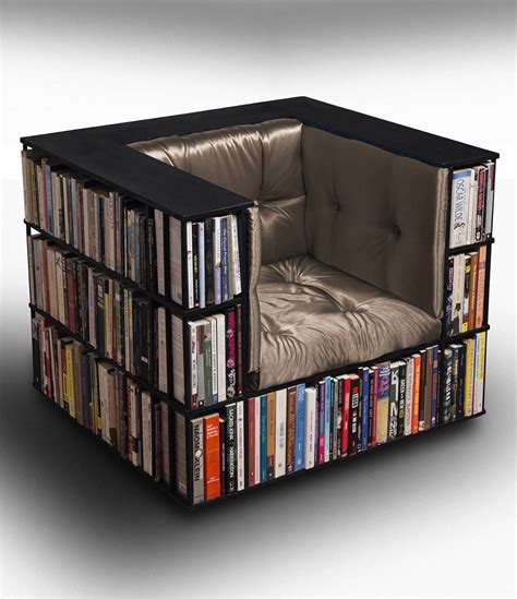 This Chair Is Two In One A Comfy Reading Chair And A Book Shelf