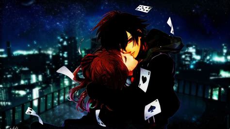 Wallpaper Cave Love Cute Anime Couple Wallpaper Get Images Two