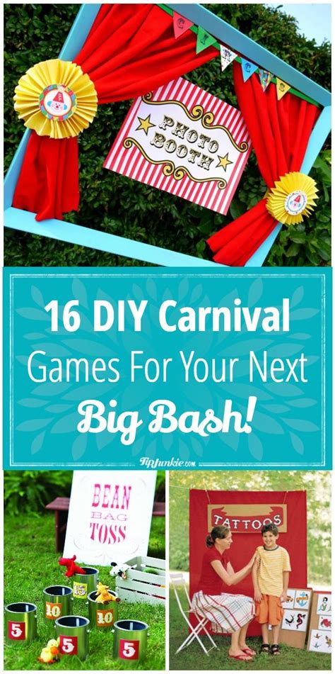 Or an entertaining thing for everyone? 16 DIY Carnival Games for Your Next Big Bash! - Tip Junkie