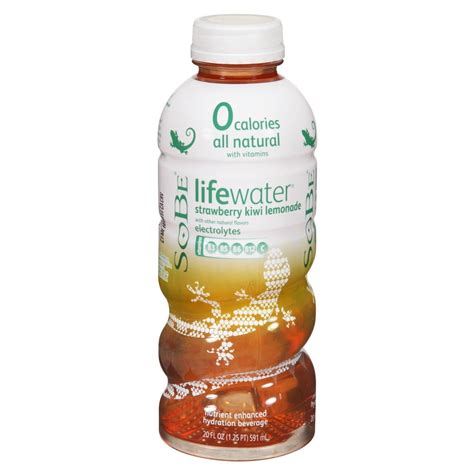 Sobe Life Water Strawberry Kiwi Lemonade Beverage 20 Fl Oz Walmart
