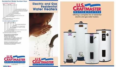 Craftmaster Water Heater