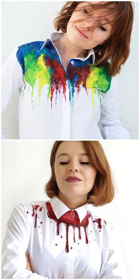 Artist Paints On Shirts Amazing Designs Artist Paint Tie Dye Top