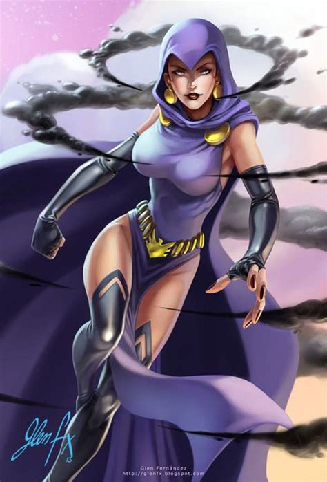 Raven By Glen Fernandez Teen A Titans Dc Comics