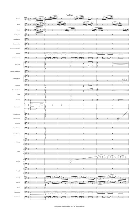 Fanfare Orchestra Practice Piece 1 Change Audio Source Piano