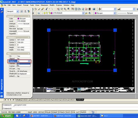 Create And Modify Layout Viewport In Autocad