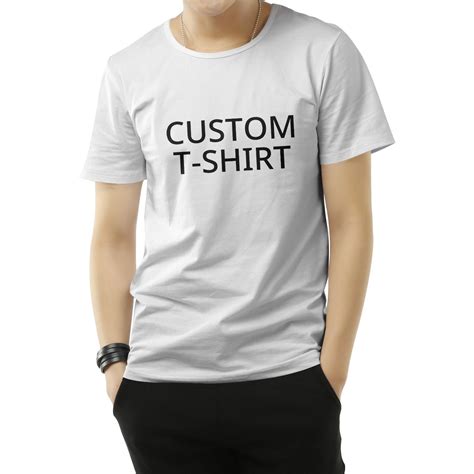 Custom Cotton T Shirt High Quality Customizable Text And Etsy