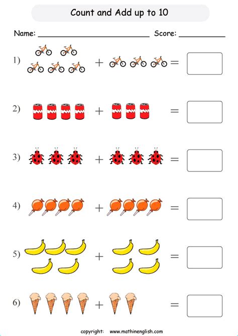 Printable Primary Math Worksheet For Math Grades 1 To 6