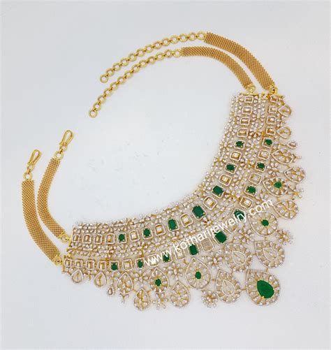 South Indian Double Detachable Diamond Necklace