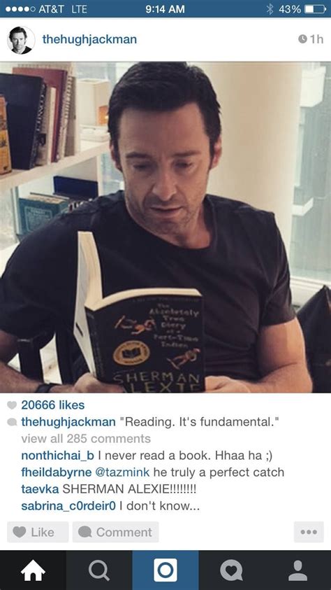Hugh Jackman Reads Sherman Alexi Hugh Jackman Hugh Michael Jackman I
