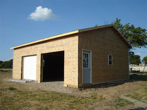 24′ X 30′ Pole Barn Garage Hicksville Ohio