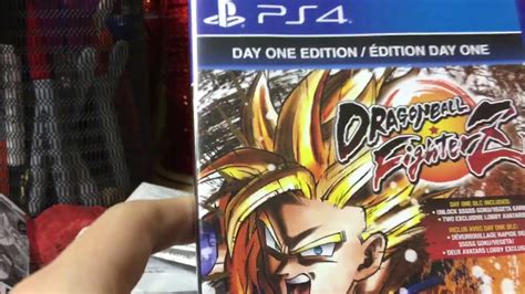 Dragon Ball Fighterz Unboxing For Ps4 Youtube