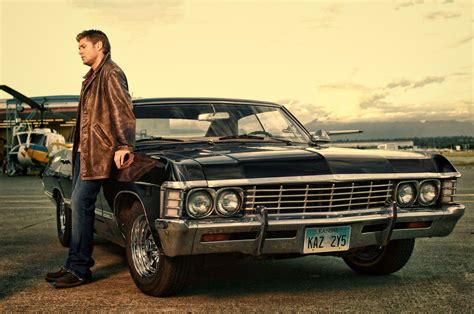 Supernatural Photo Dean Winchester With Chevrolet Impala 1967 Supernatural Impala Chevrolet