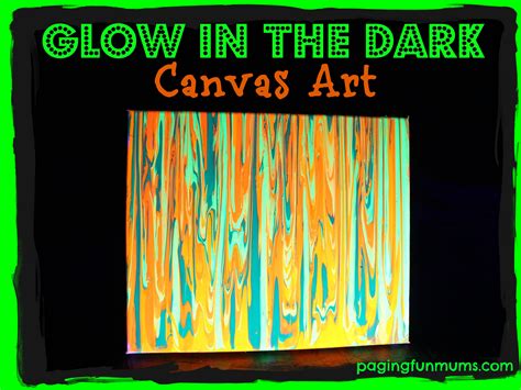 Glow In The Dark Canvas Art