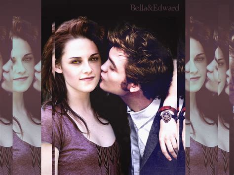 Bella And Edward Cullen3 Twilight Characters Wallpaper 10098444