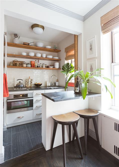 Small Kitchen Inspiration Shelves Appliances Kitchn