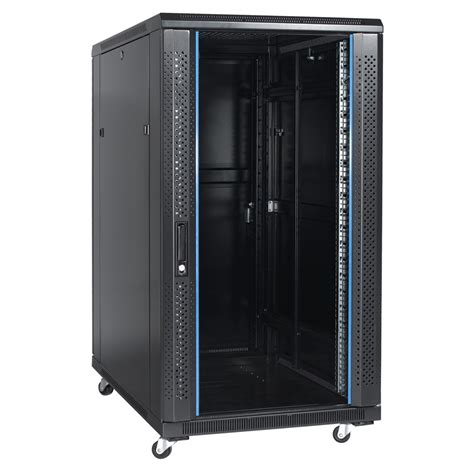 19″ 600 X 600 Free Standing Server Rack Black Tdigroup