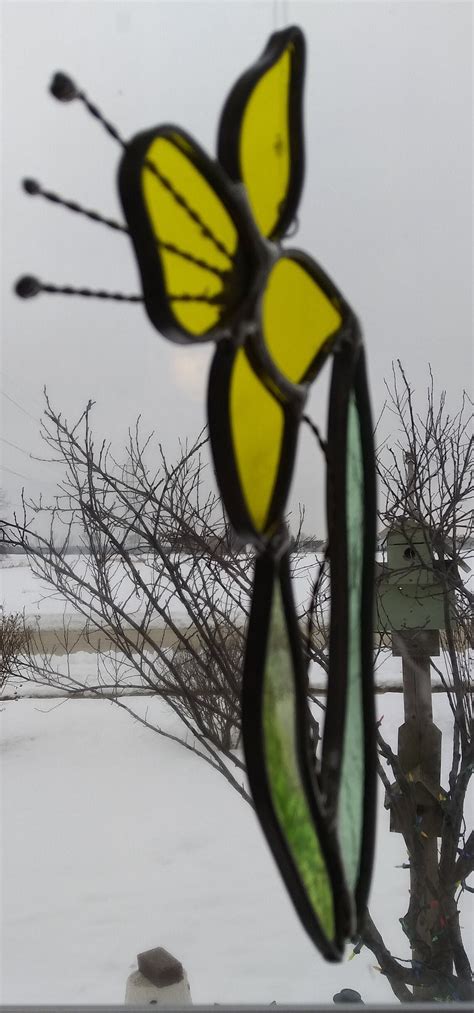 Stained Glass Daffodil Etsy
