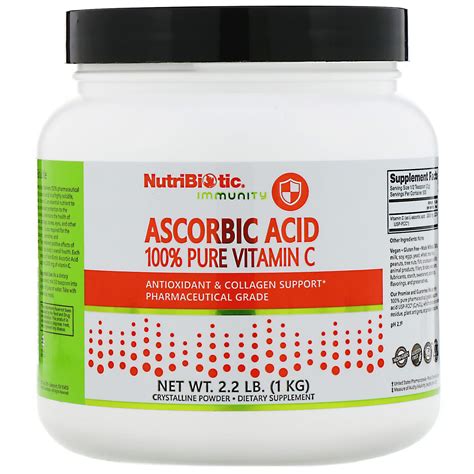 What's the first thing that comes to your mind when you hear about vitamin c? Nutribiotic - Ascorbic Acid Crystalline Powder 100% Pure ...