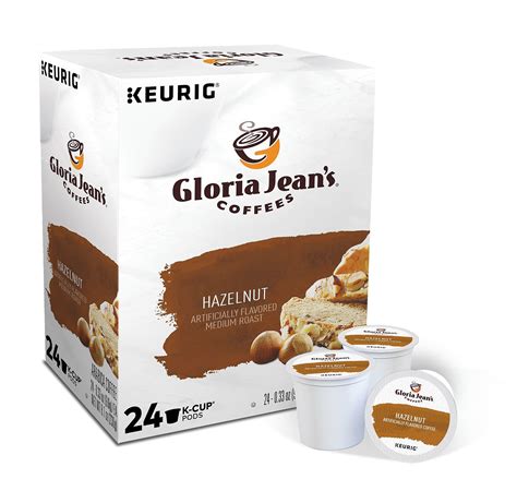 Gloria Jean S Coffees Gloria Jean S Hazelnut Coffee K Cup Pods Medium